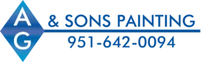 Clear Logo for Ag and Sons Painting
