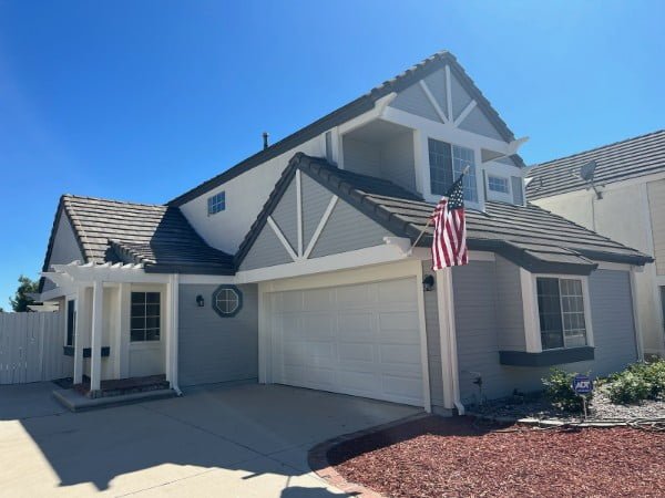 grey house in Temecula painted by A G and Sons